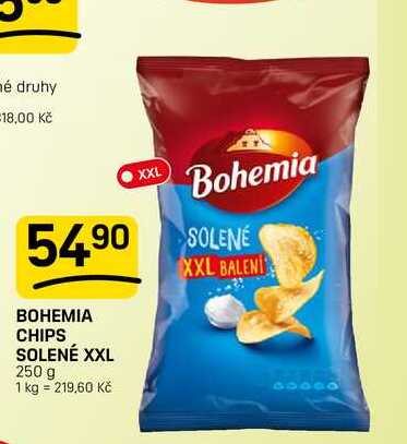 BOHEMIA CHIPS SOLENÉ XXL 250 g
