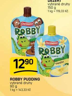ROBBY PUDDING vybrané druhy 90 g