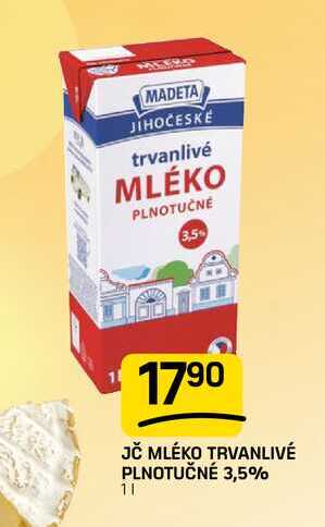 JČ MLÉKO TRVANLIVÉ PLNOTUČNÉ 3,5% 11 