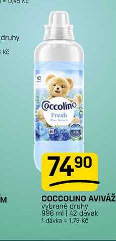COCCOLINO AVIVÁŽ vybrané druhy 996 ml |42 dávek