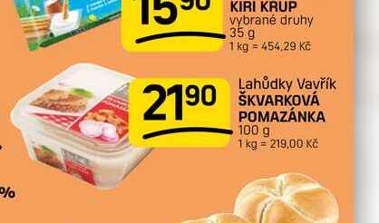 ŠKVARKOVÁ POMAZÁNKA 100 g