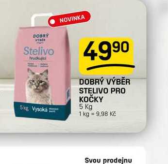 DOBRÝ VÝBĚR STELIVO PRO KOČKY 5 Kg