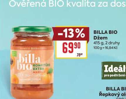 BILLA BIO Džem 415 g