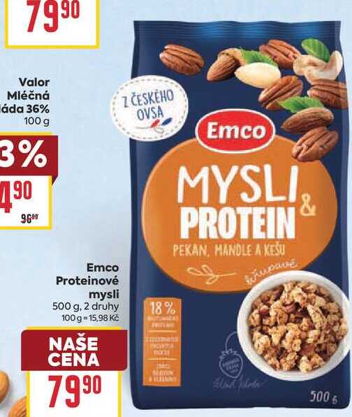 Emco Proteinové mysli 500 g