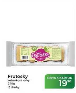 Frutosky sušenkové rolky 240g