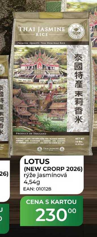 LOTUS (NEW CRORP 2026) rýže jasmínová 4,54 g
