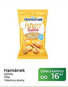 Hamánek piškoty 120g