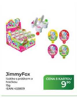 JimmyFox lizátko s práškem a hračkou 15g