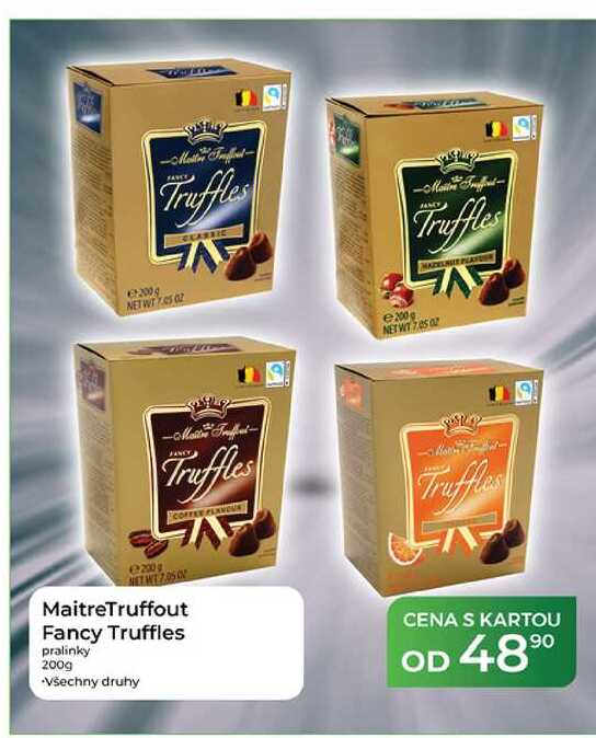 MaitreTruffout Fancy Truffles pralinky 200g