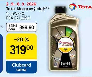 Total Motorový olej, 1 l, 5W-30. PSA B71 2290