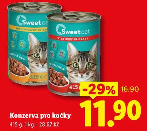 Konzerva pro kočky, 415 g