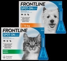 FRONTLINE® SPOT-ON pro kočky FRONTLINE® SPOT-ON pro psy S (2–10 kg)