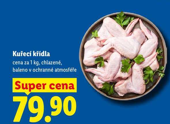 Kuřecí křídla, cena za 1 kg