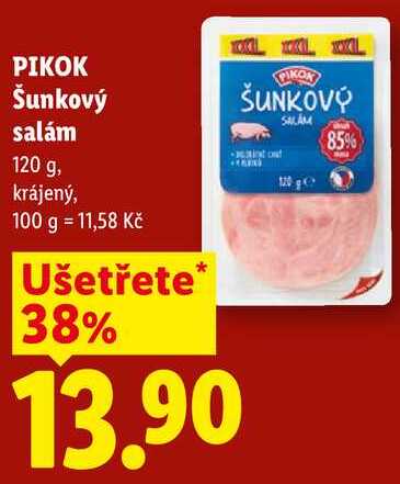 PIKOK Šunkový salám, 120 g