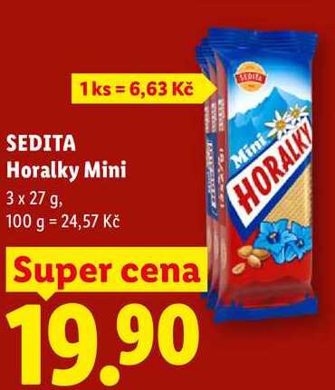 SEDITA Horalky Mini, 3 x 27 g