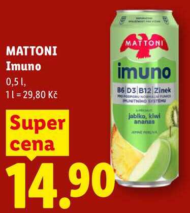 MATTONI Imuno, 0,5 1