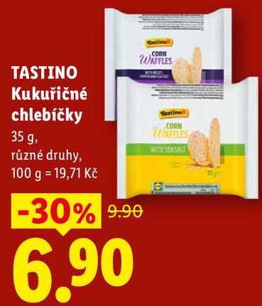 TASTINO Kukuřičné chlebíčky, 35 g