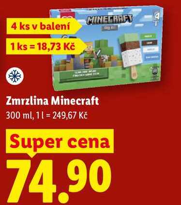Zmrzlina Minecraft, 300 ml