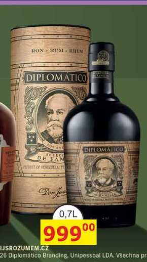 Diplomatico Selección de Familia 0,7l 43% Tuba