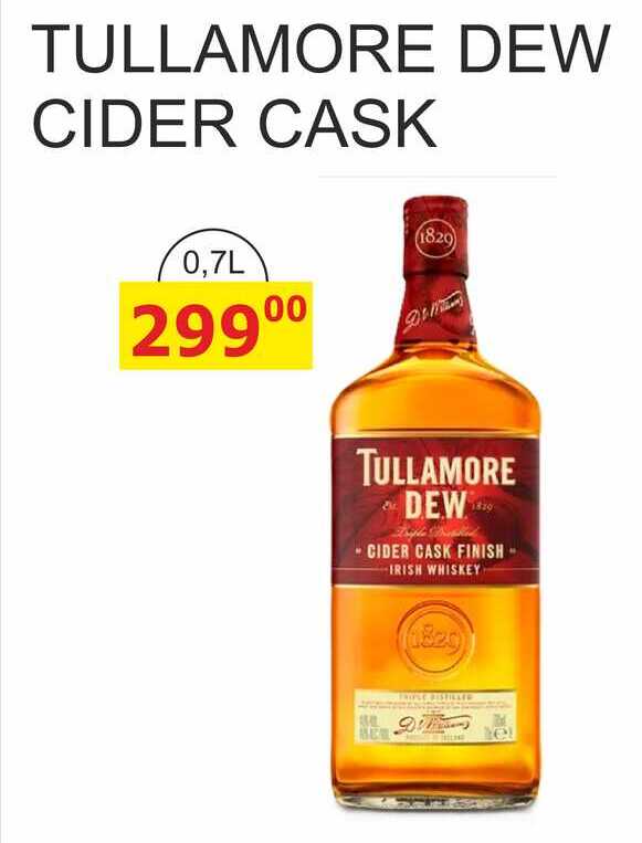 TULLAMORE DEW CIDER CASK 0,7L 