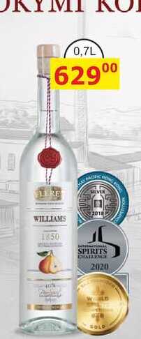 Fleret hruškovice Williams 0,7L