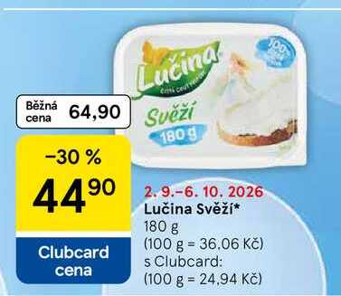 Lučina svěží, 180g