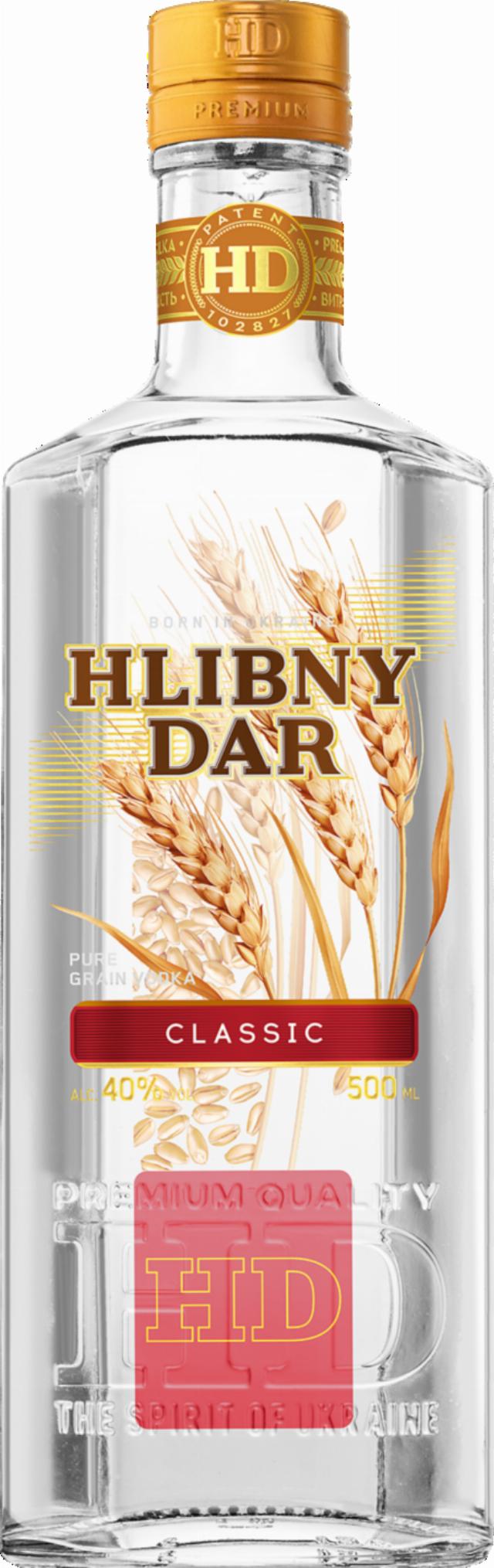 Hlibny Dar Vodka 40% v akci
