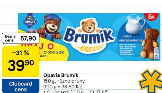 Opavia Bebe Brumík, 150 g