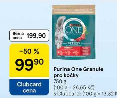 Purina One Granule pro kočky, 750 g
