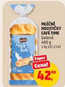 MLÉČNÉ HOUSTIČKY CAFÉ TIME balené, 400 g