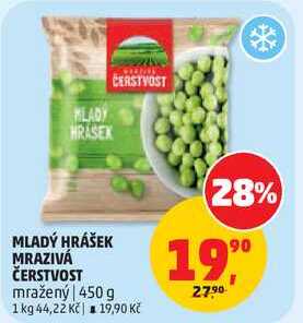 MLADÝ HRÁŠEK MRAZIVÁ ČERSTVOST mražený, 450 g 