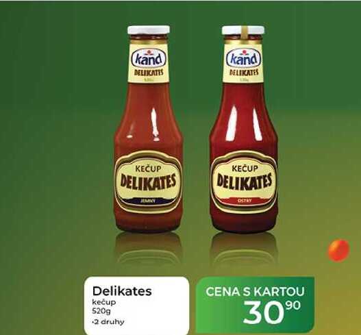 Delikates kečup 520g 