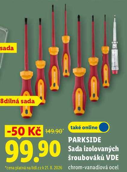 PARKSIDE Sada izolovaných šroubováků VDE