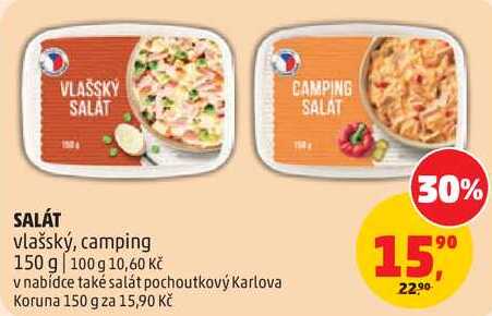 SALÁT vlašský, camping, 150 g 
