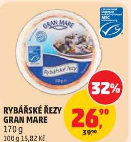 RYBÁŘSKÉ ŘEZY GRAN MARE, 170 g