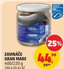 ZAVINÁČE GRAN MARE, 400/220 g