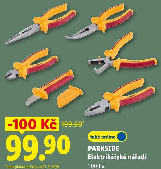 PARKSIDE Elektrikářské nářadí