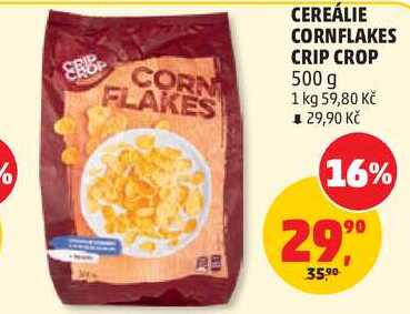 CEREÁLIE CORNFLAKES CRIP CROP, 500 g