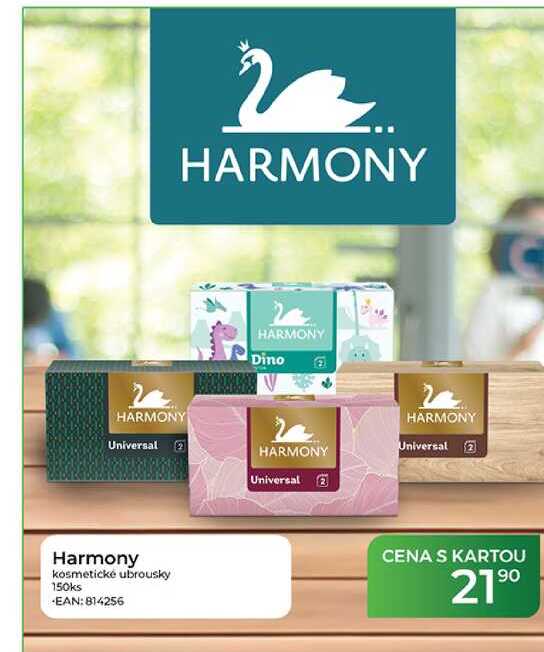 Harmony kosmetické ubrousky 150ks 