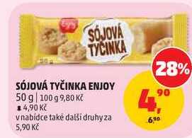 SÓJOVÁ TYČINKA ENJOY, 50 g