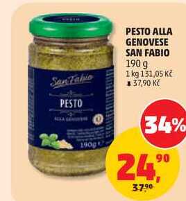 PESTO ALLA GENOVESE SAN FABIO, 190 g