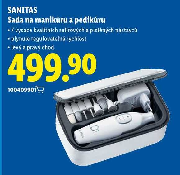 SANITAS Sada na manikúru a pedikúru