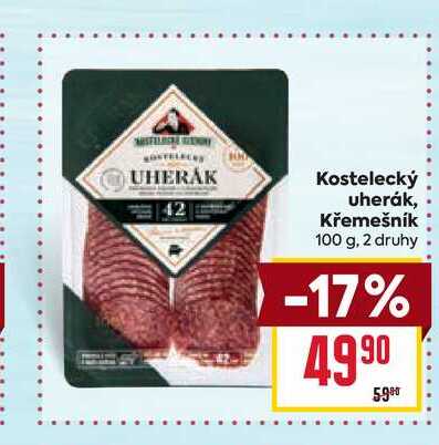 Kostelecký uherák, Křemešník 100 g