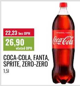 COCA-COLA, FANTA, SPRITE, ZERO-ZERO, 1,51