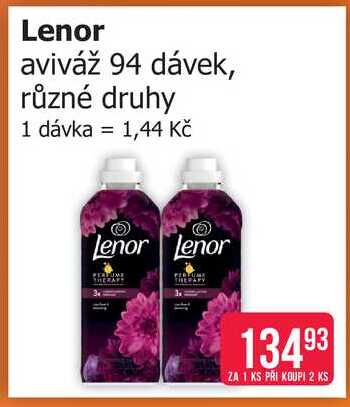 Lenor aviváž 94 dávek, různé druhy