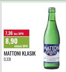 MATTONI KLASIK, 0,331