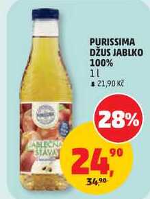 PURISSIMA DŽUS JABLKO 100%, 1 l