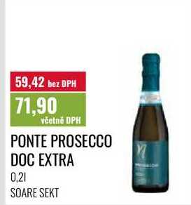 PONTE PROSECCO DOC EXTRA, 0,21 