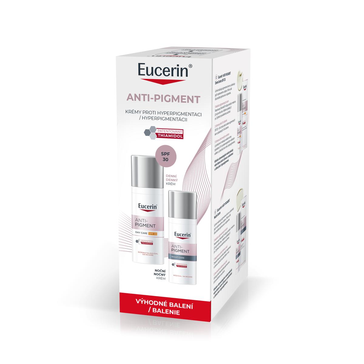 Eucerin AntiPigment denní + noční krém 2x50ml PROMO 2026