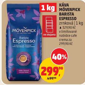 KÁVA MÖVENPICK BARISTA ESPRESSO zrnková, 1 kg